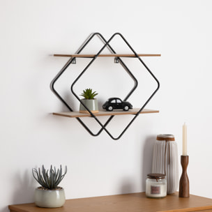 Etagère "Nena" en bois 48x48cm