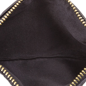 Mattarello Bolso de mano Mujer.Piel auténtica Cavallino Leopardo Grande Dollaro