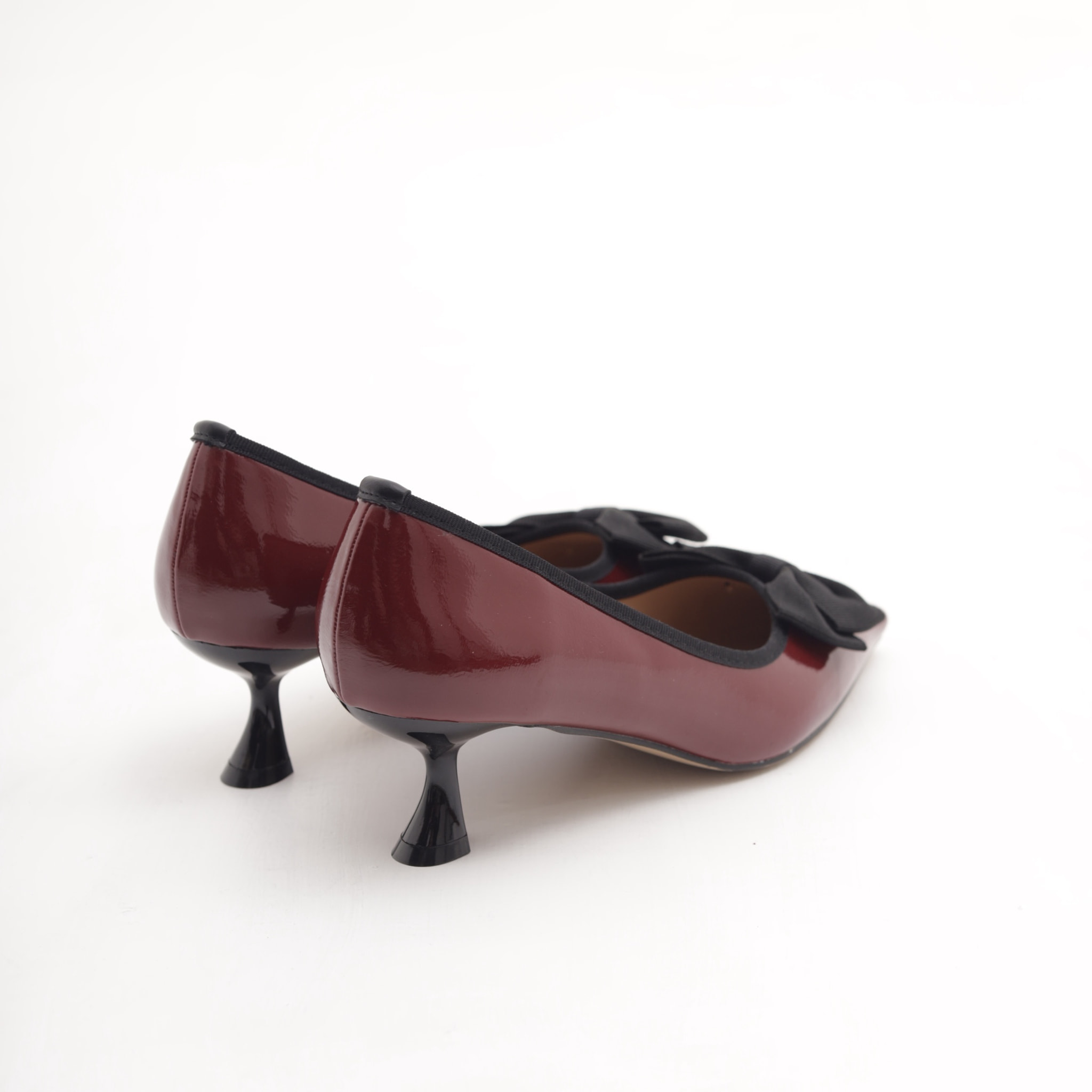 DECOLLETE FIOCCO BORDEAUX