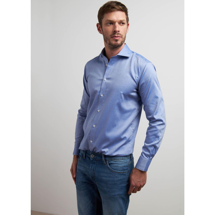 CAMICIA BLU CHIARO CONBIPEL