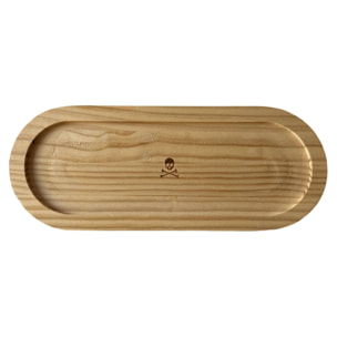 Bandeja multiusos - aperitivos tipo barco de madera 29,5x11,5cm scalpers home