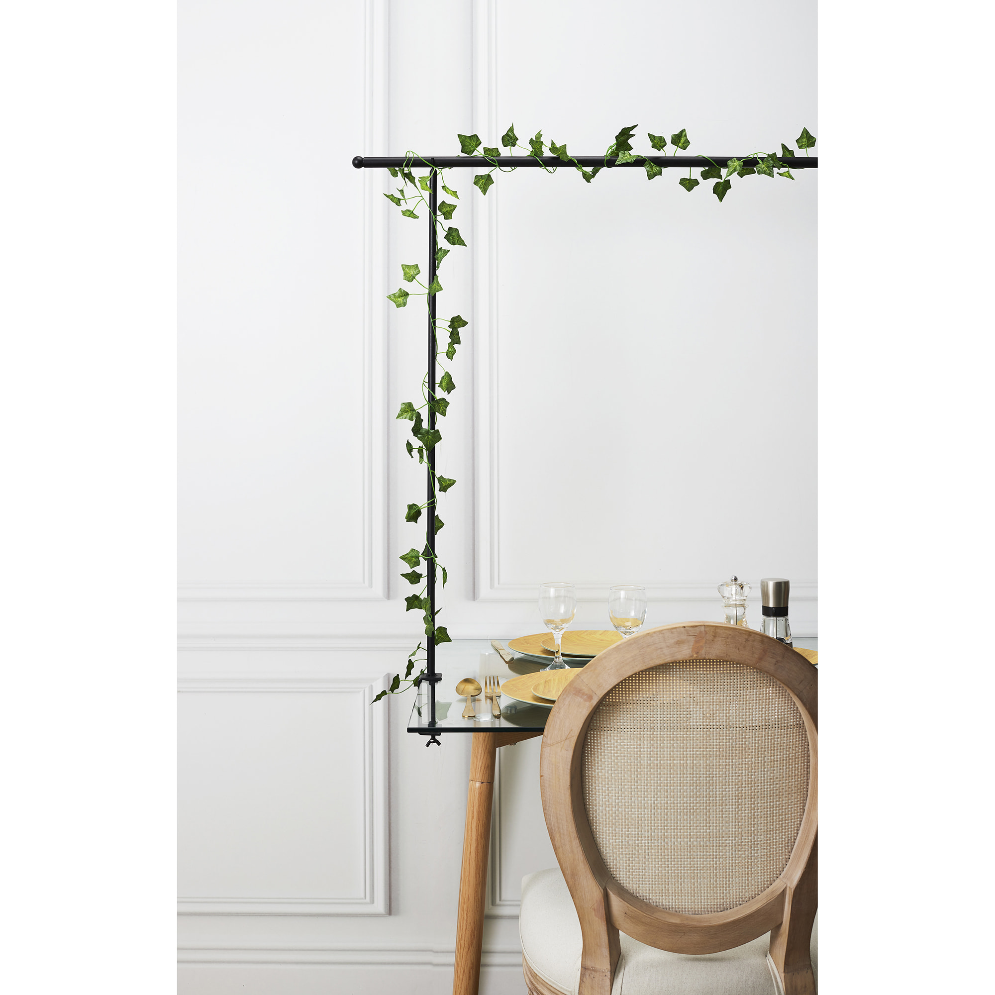 Plante Artificielle - HOME DECO FACTORY - Guirlande de Lierre - Verte - 2,3 m