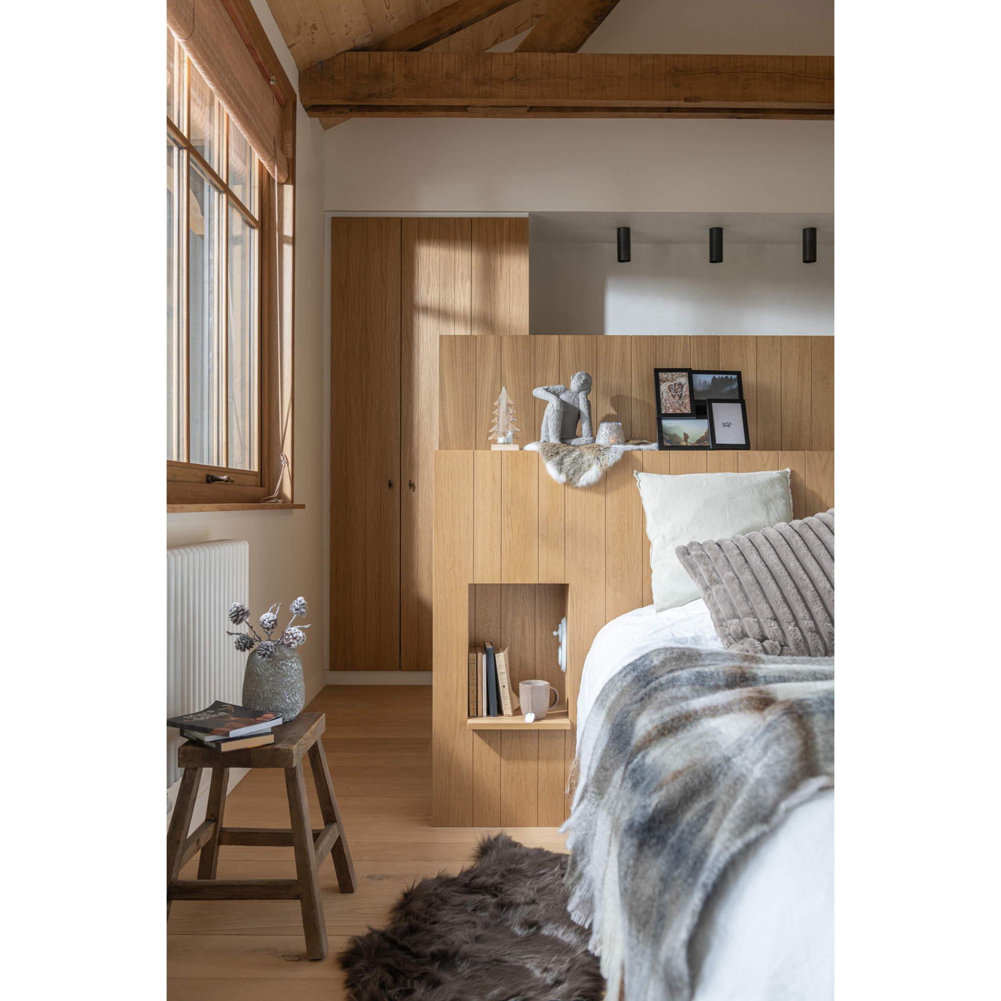 J-Line photophore - verre - gris - large