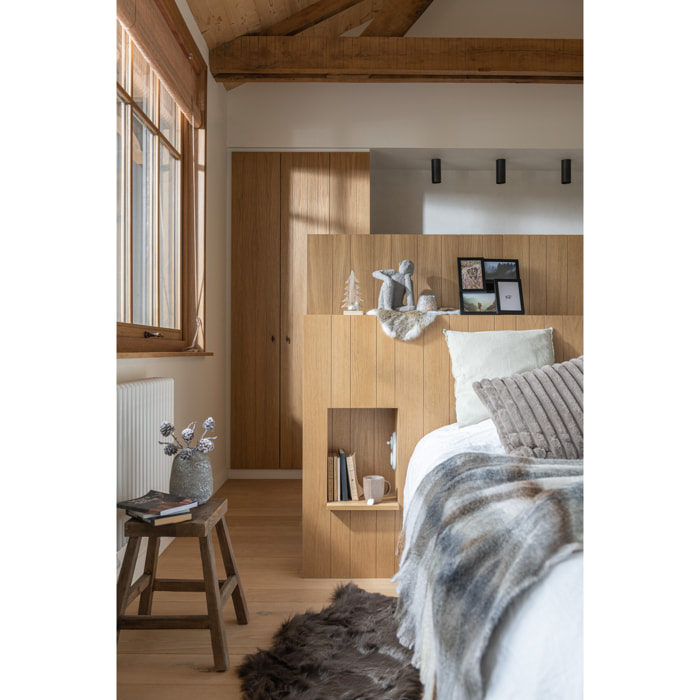 J-Line photophore - verre - gris - large