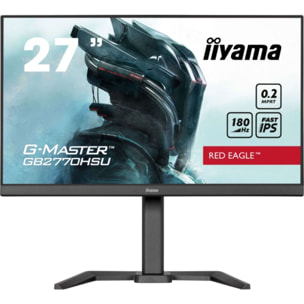 Ecran PC Gamer IIYAMA G-Master GB2770HSU-B6 27'' Fats IPS