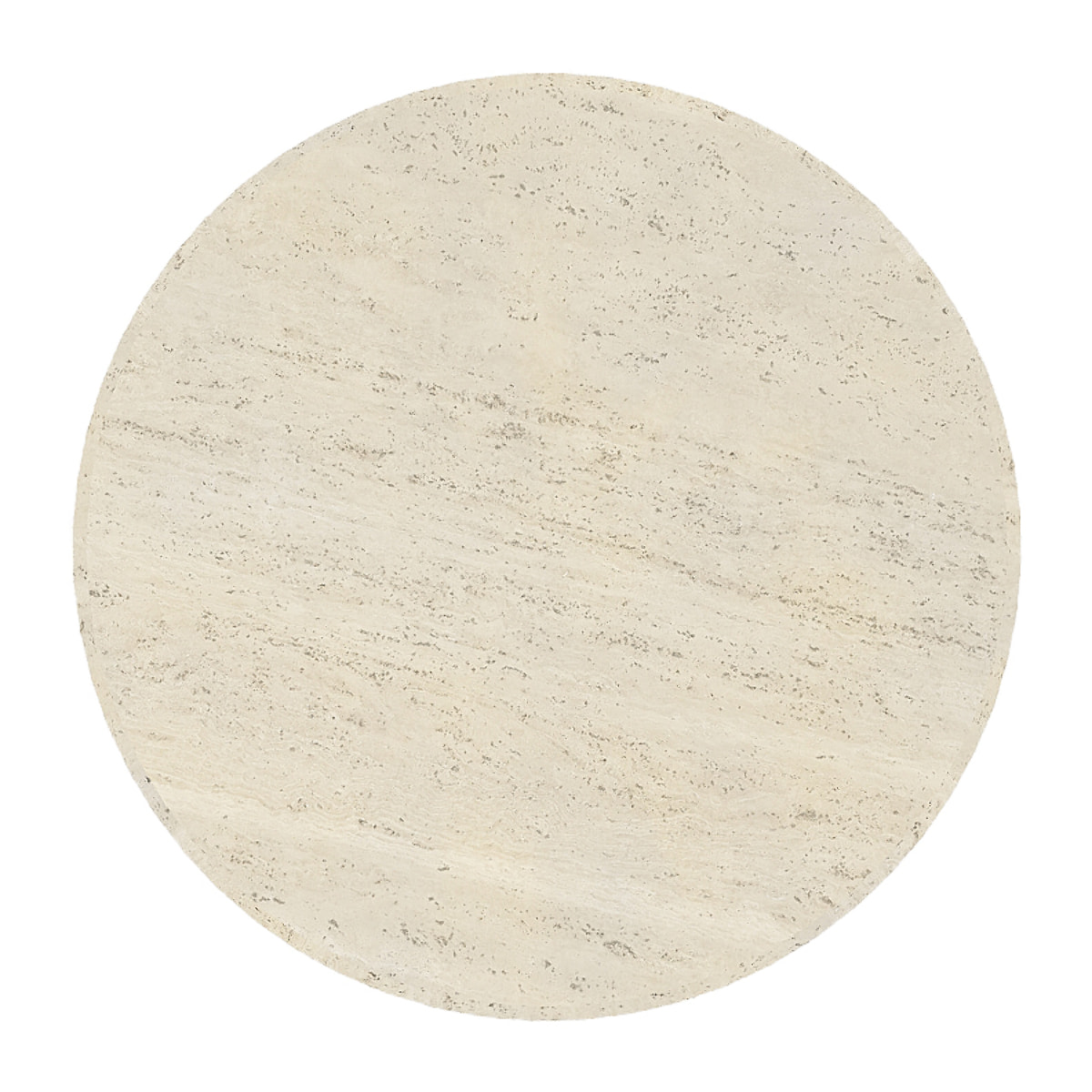 Dahlia – Table d'appoint en magnésie blanche mouchetée