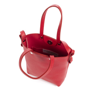 Italia Borsa a tracolla Donna.Pelle autentica Dollaro