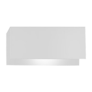 Lampada a parete GENTOR in acciaio bianco