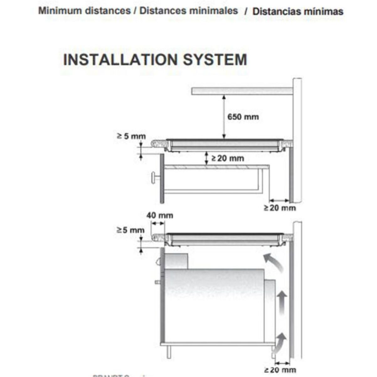 Plaque vitrocéramique BRANDT BPV2320B