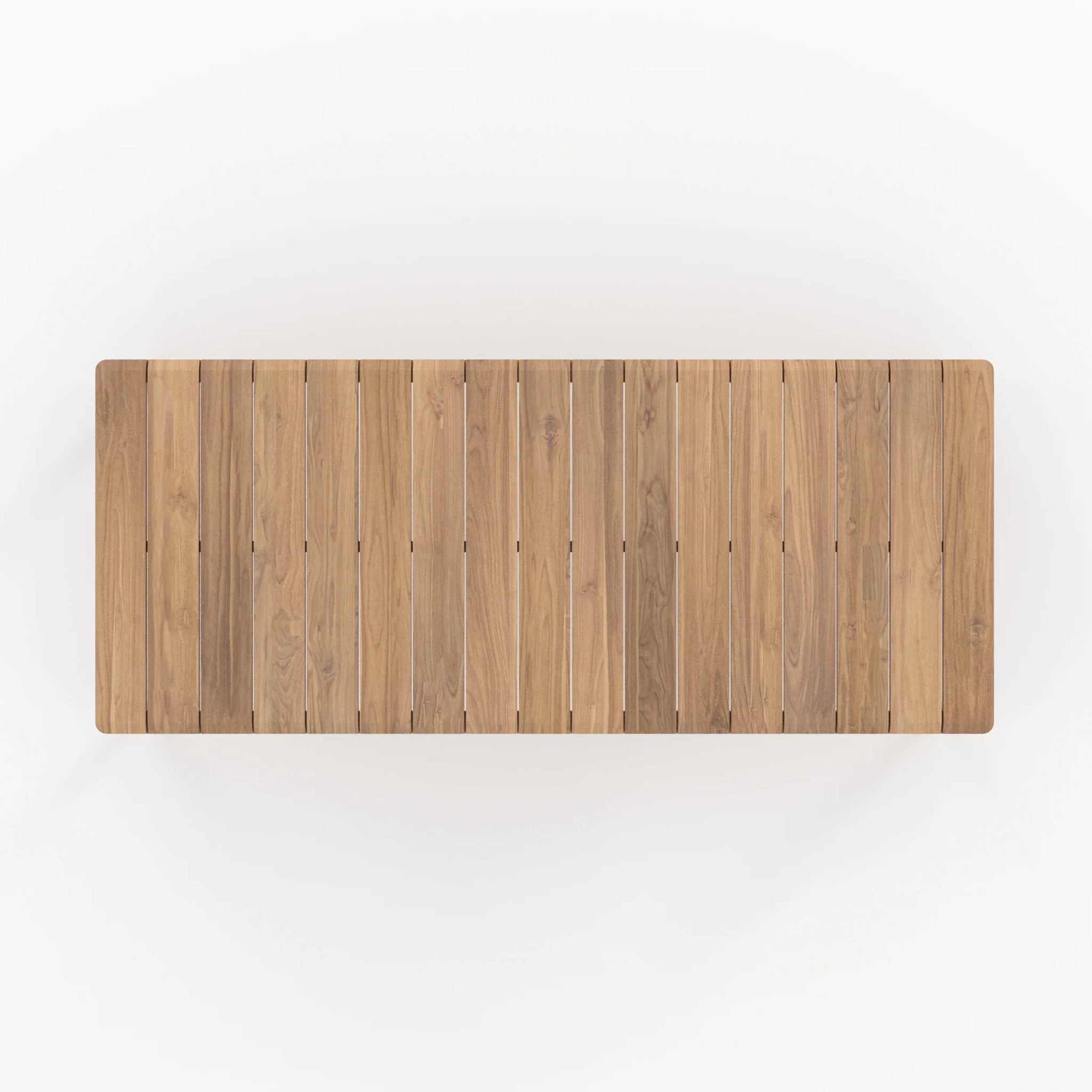 Table et bancs de jardin en bois de teck recyclé 10 personnes - Nonza