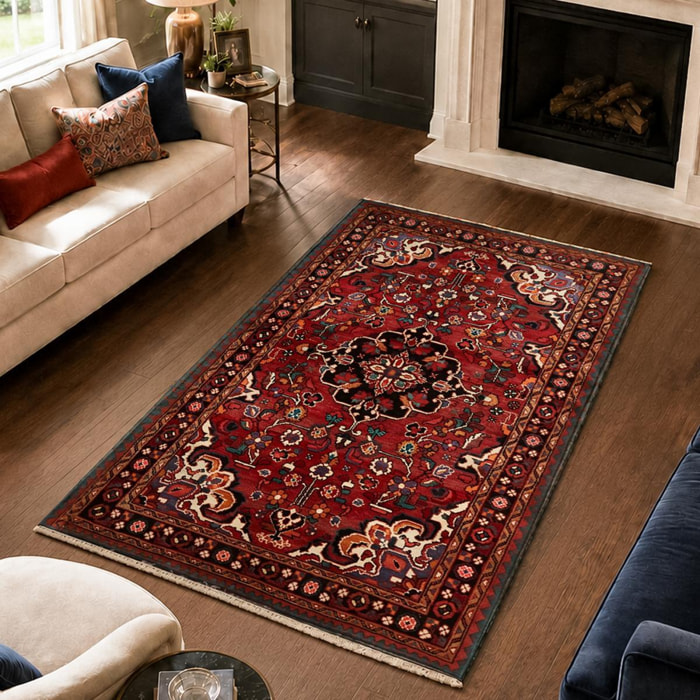 Tapis d'orient, motif oriental noué main en laine, GUTIGAL