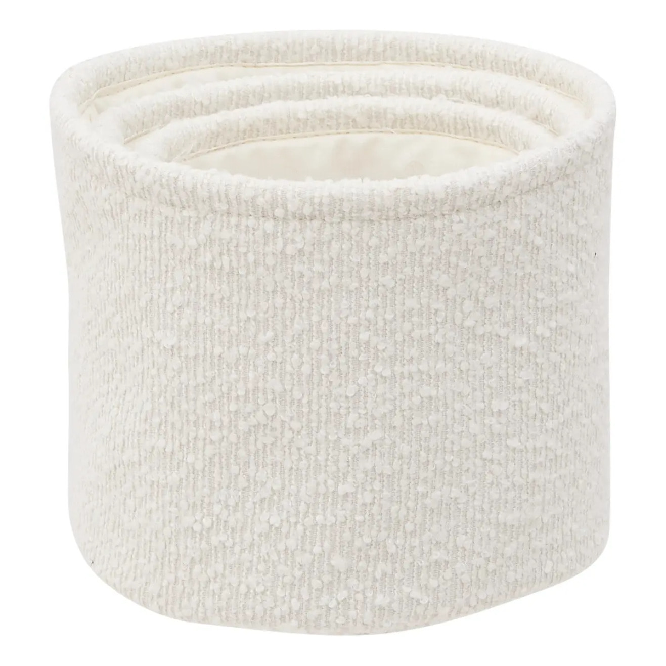 Lot de 3 paniers bouclette ronds