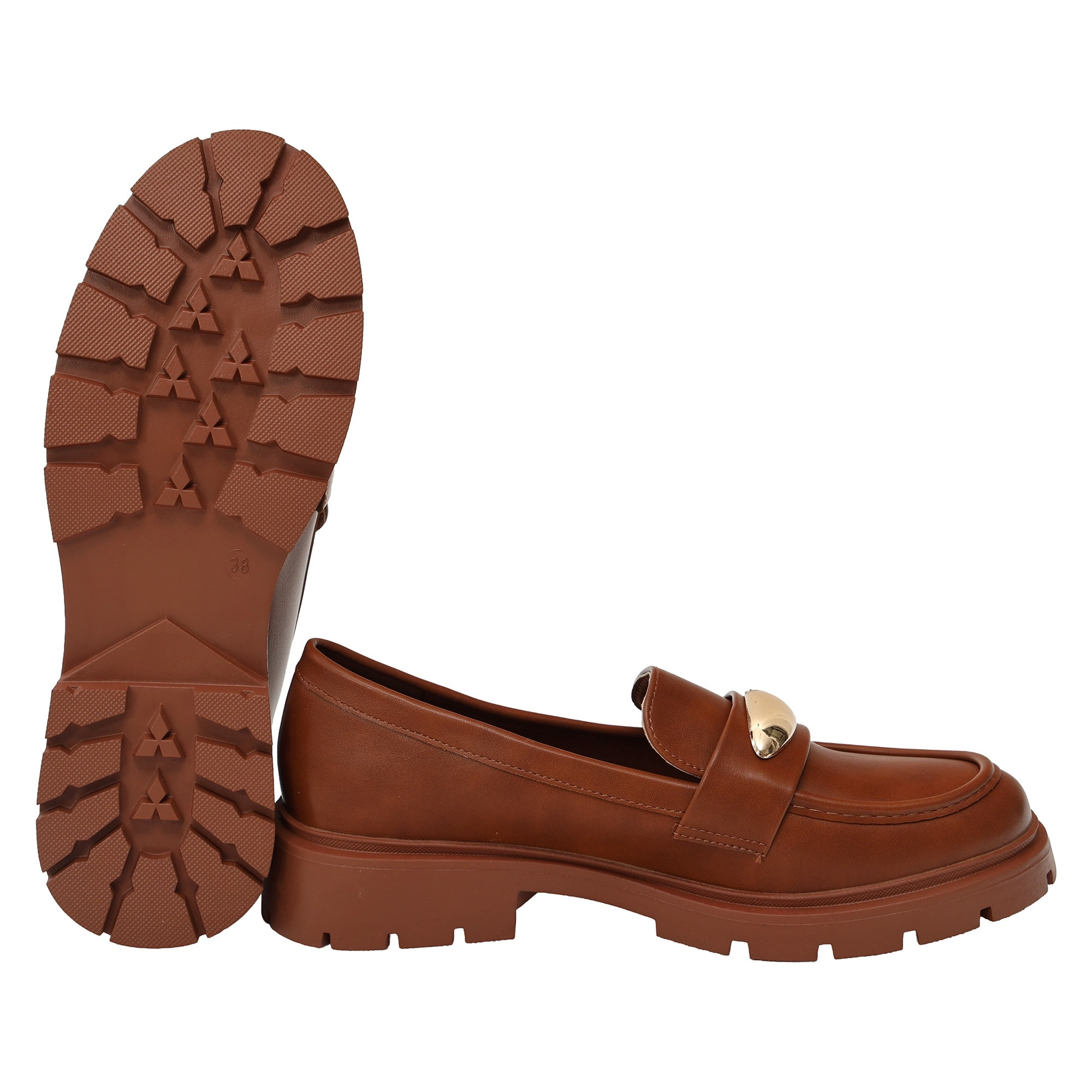 Mocassini con accessorio - tacco 4,0 cm