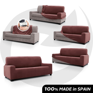 Funda de sofá TERCIOPELO ANTI MANCHAS Multi elástica modelo VERONICA