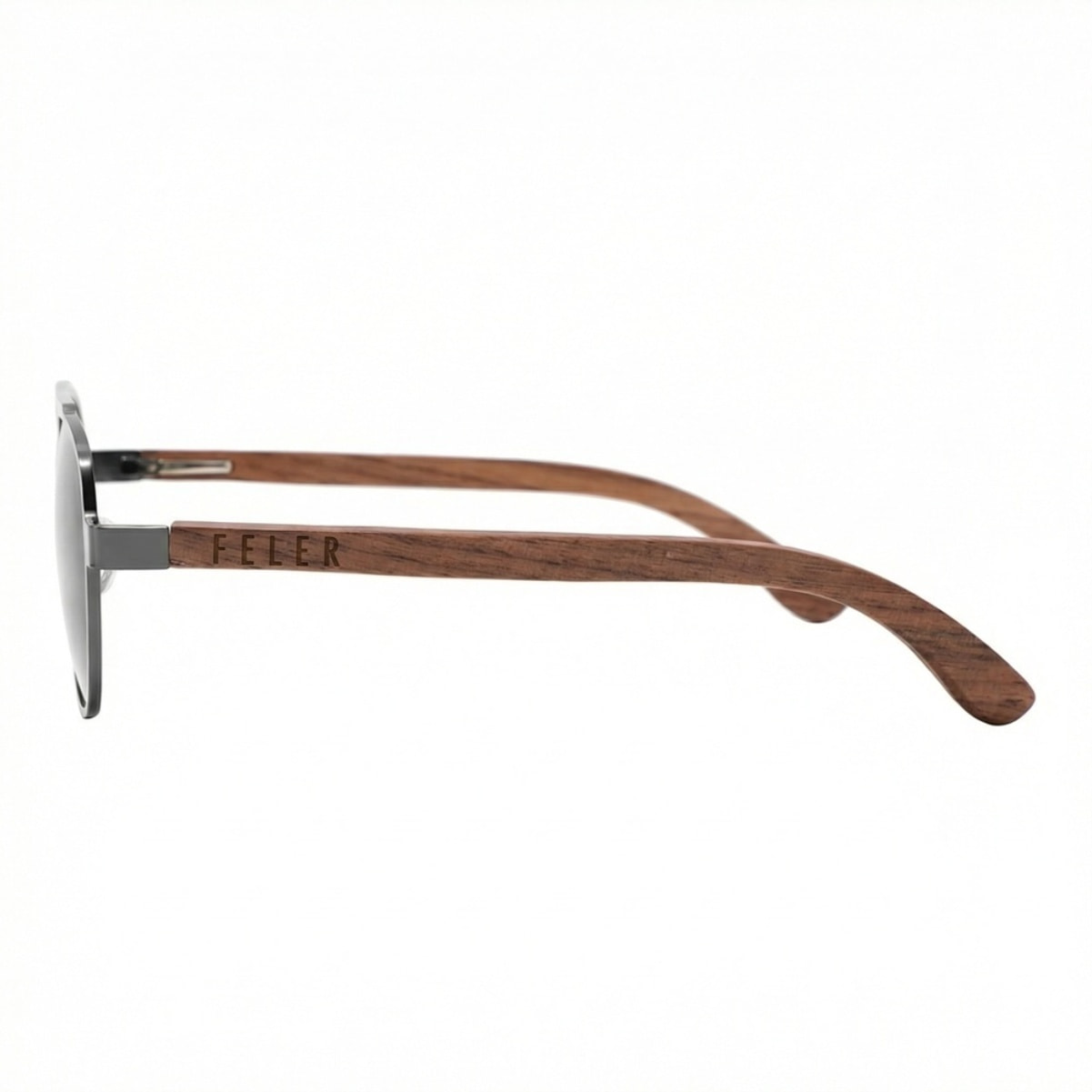 Gafas de Sol Feler 1517-21 Polarizadas de Madera Unisex 55 mm
