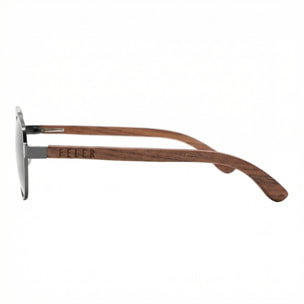 Gafas de Sol Feler 1517-21 Polarizadas de Madera Unisex 55 mm