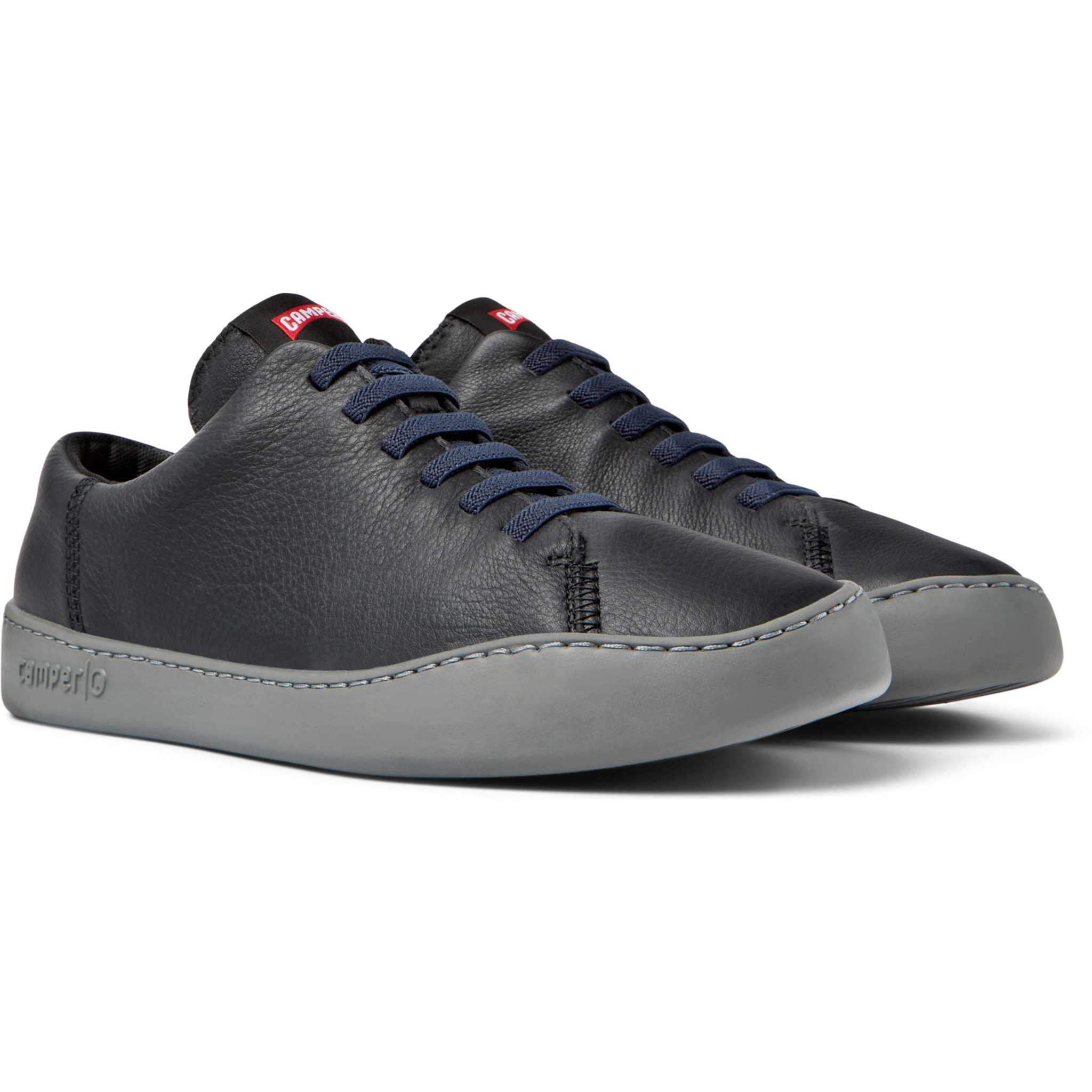 Sneakers - CAMPER Peu Touring - Nero - Pelle liscia