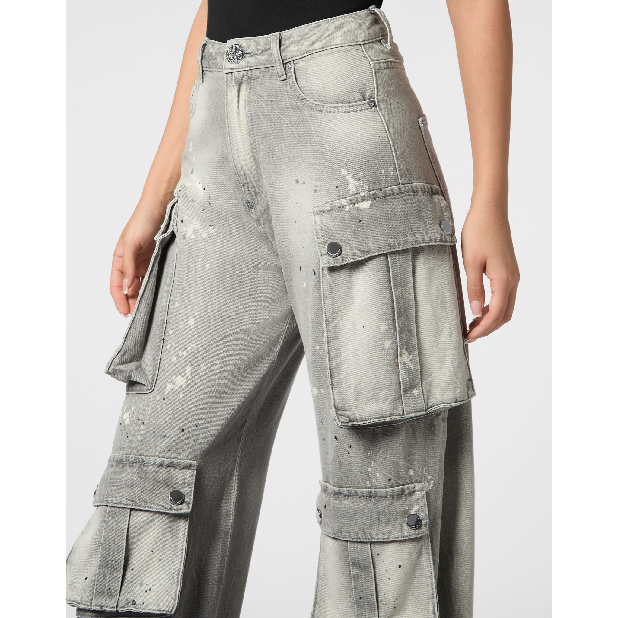 PHILIPP PLEIN Vaqueros Cargo Regular Fit