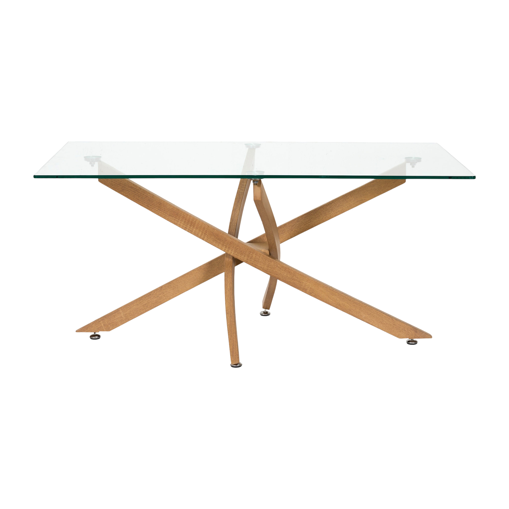 Table Basse - HOME DECO FACTORY - Verre - Heritage - Marron