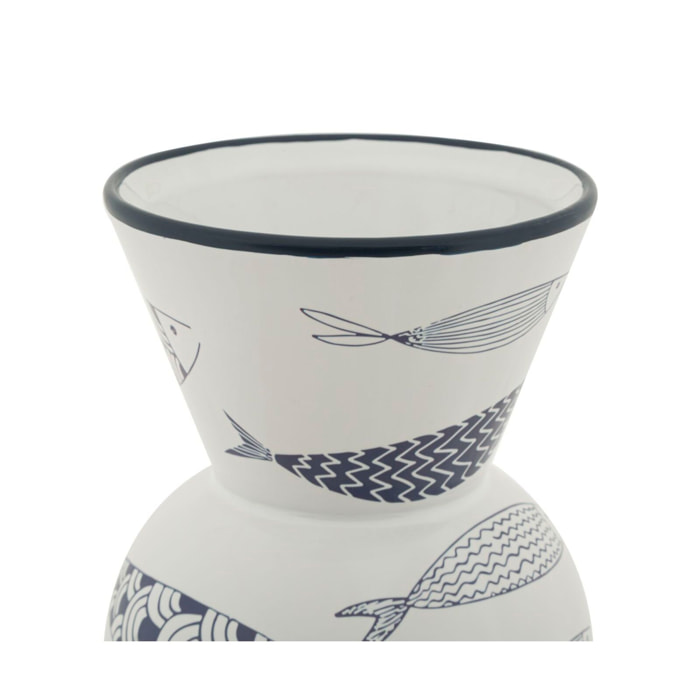 VASO CERAMICA FISH TALL CM Ø 14X38,5