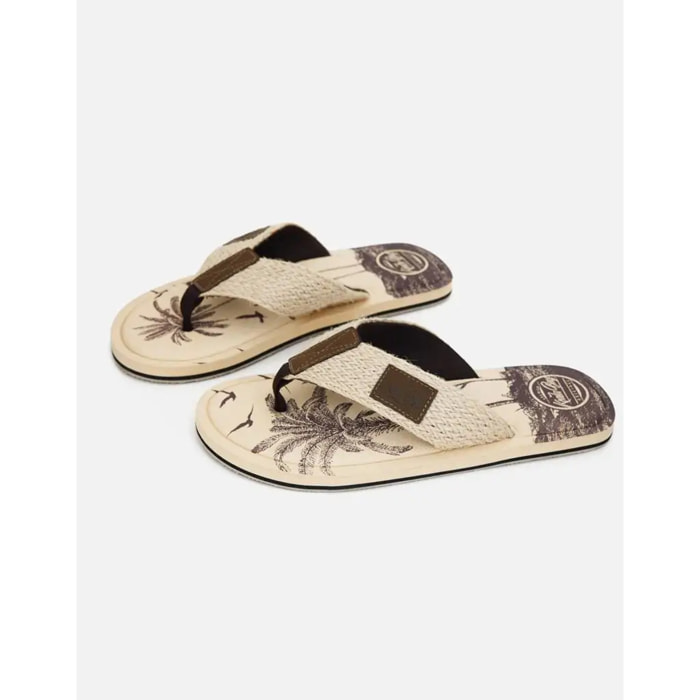 Chancla Dedo Beige - Jogyakarta