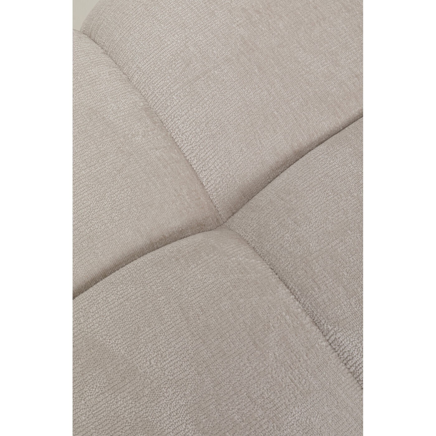 Repose-pieds Nia velours crème Kare Design