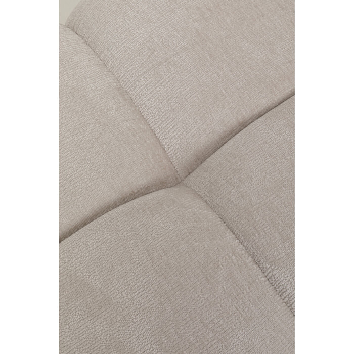 Repose-pieds Nia velours crème Kare Design