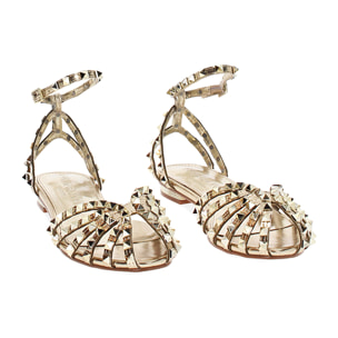 Ballerine slingback donna dorate