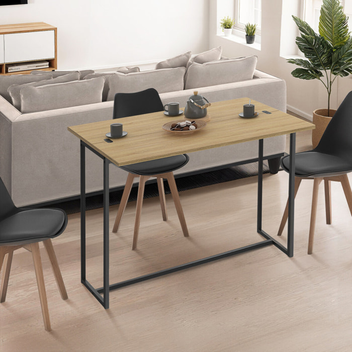 Table à manger dépliable Memphis 110cm