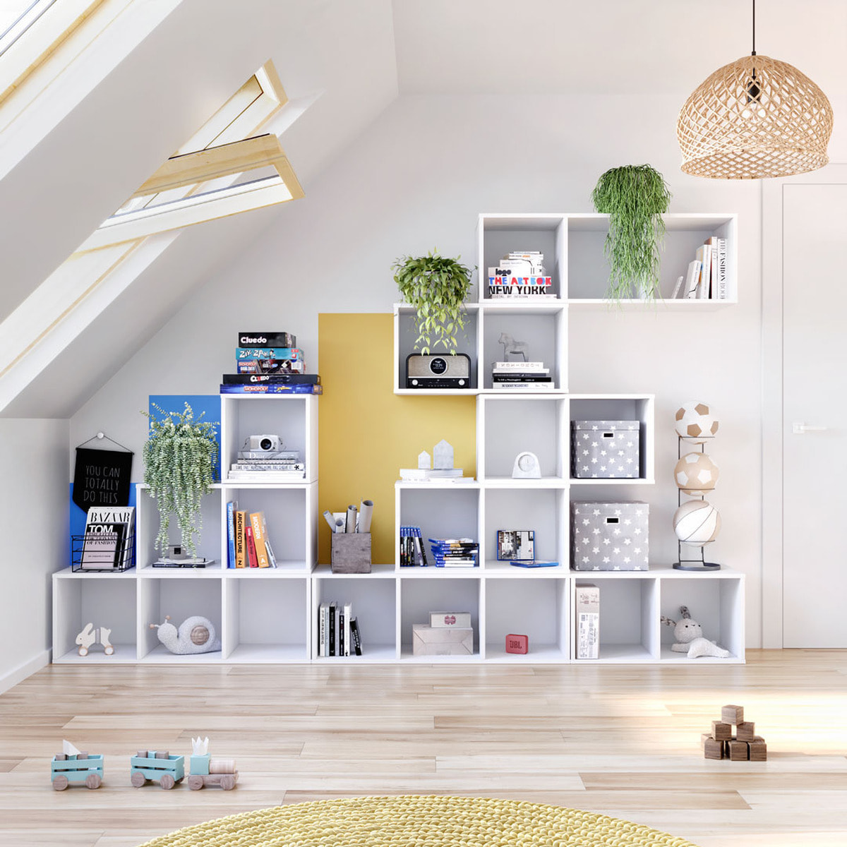 Libreria Modulare Modus 3x1 Bianca