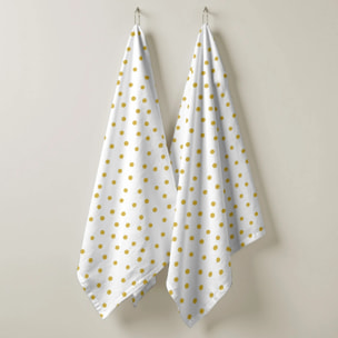 Pack de 2 torchons de cuisine 0120-130 100% coton 45x70 cm