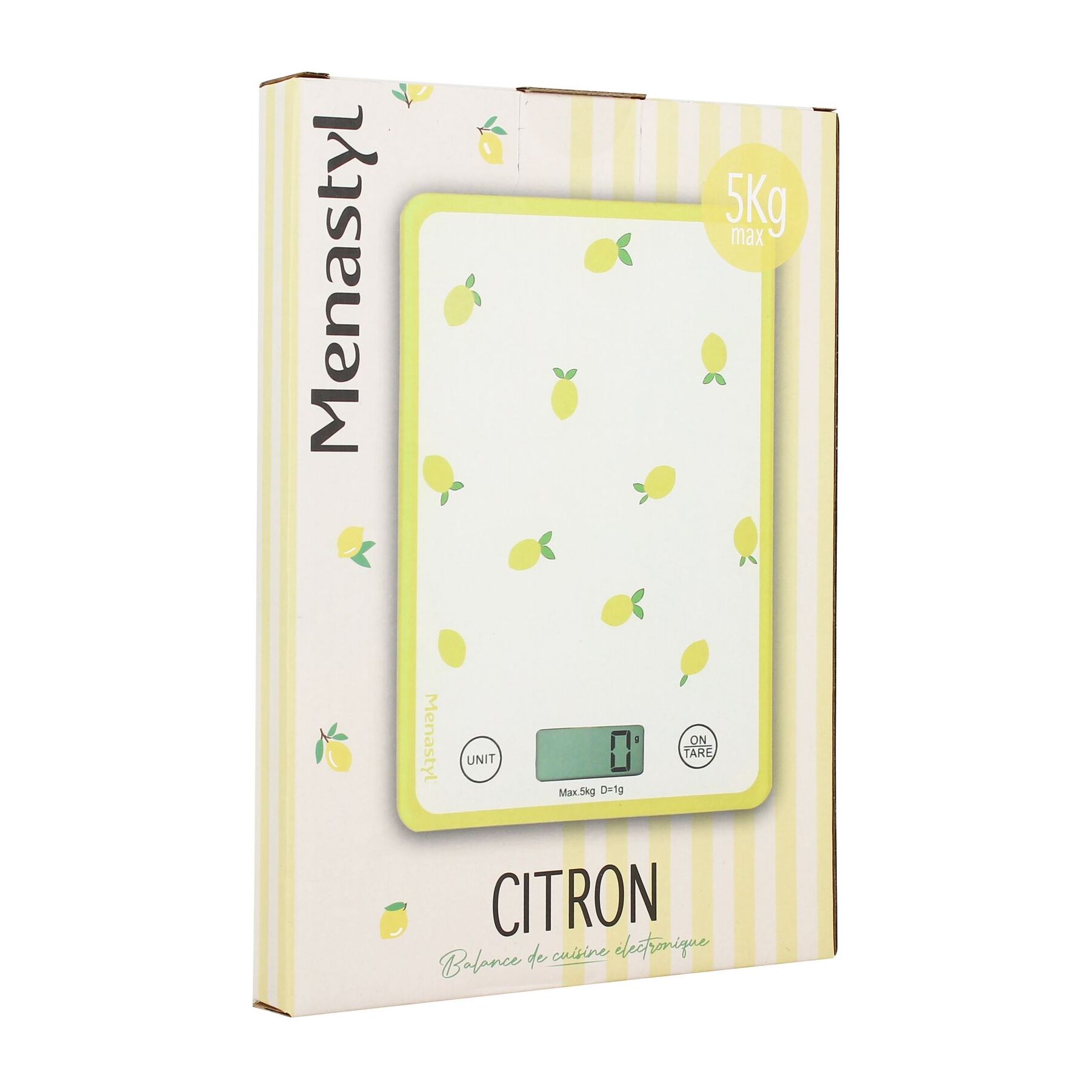 Balance de cuisine électronique citron 5kg CITRON