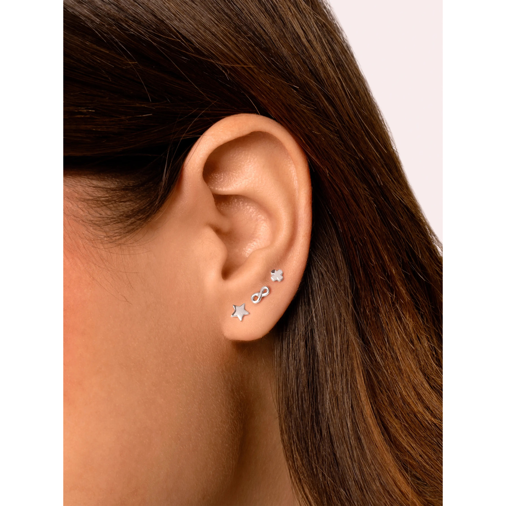 Orecchino in Argento a forma di zampa per bambini