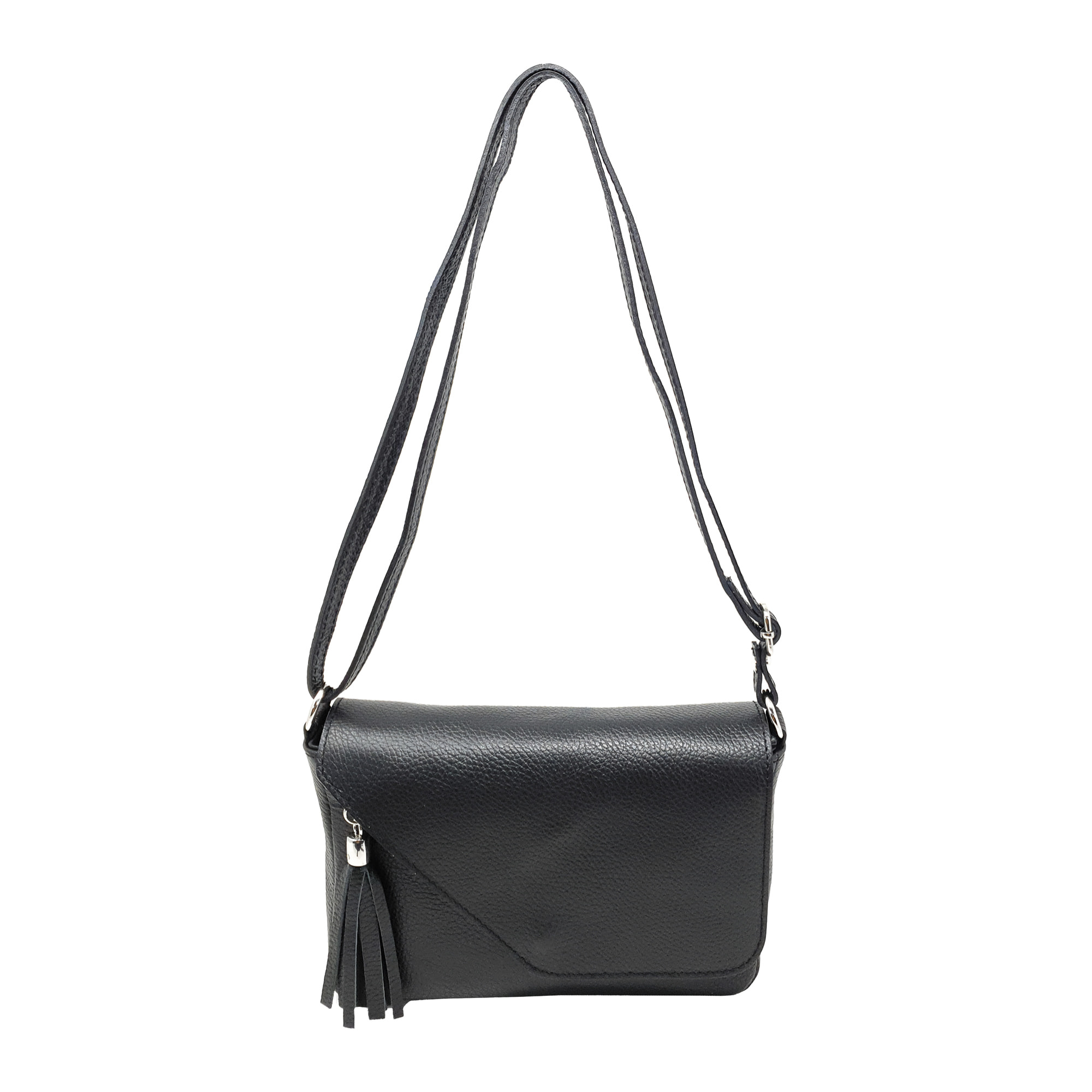 Chicca Borse Tracollina Donna in Pelle Nero