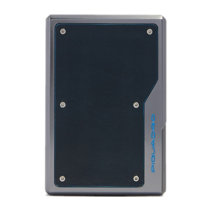 Piquadro Portacarte di credito MagSafe® in alluminio pelle
