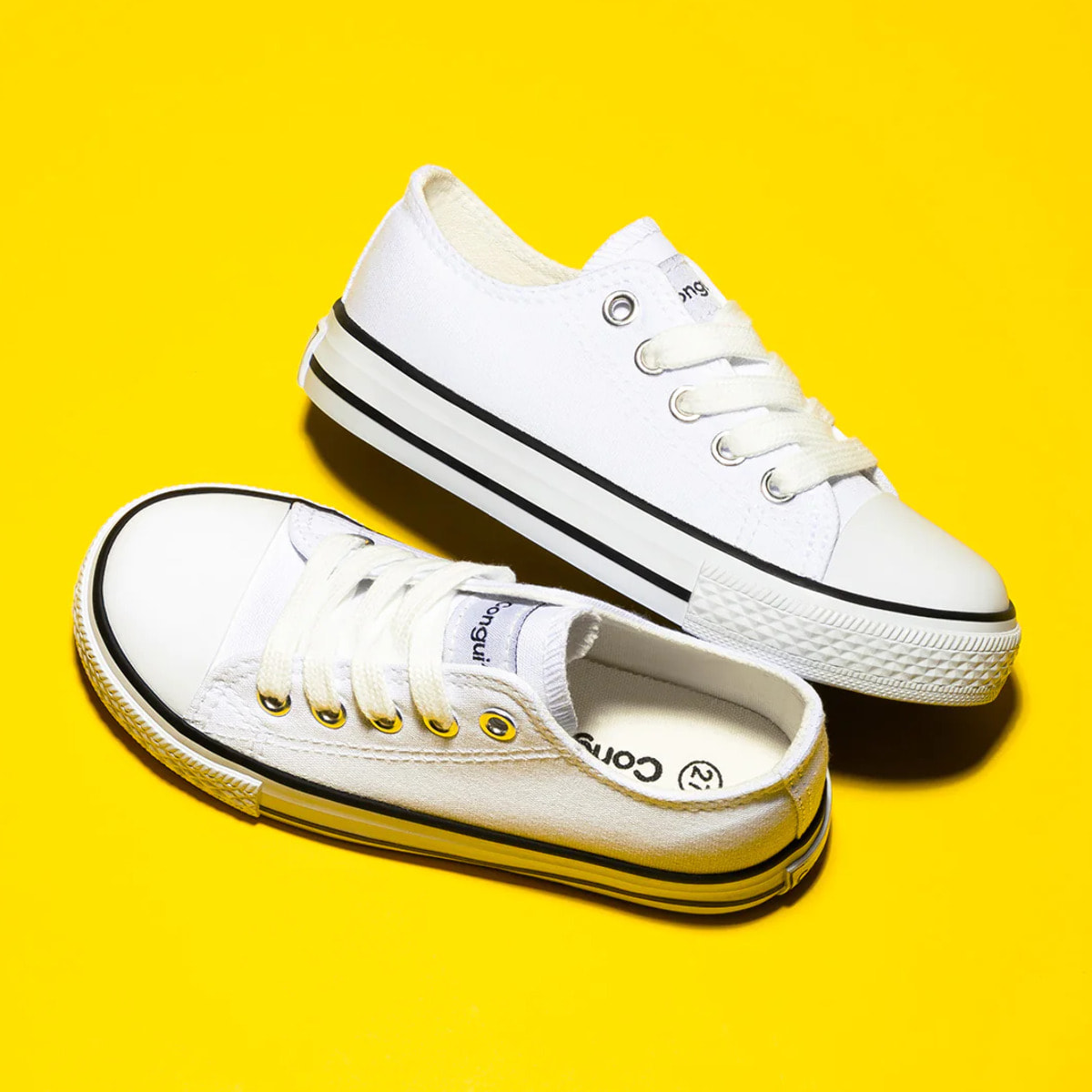 Zapatillas Lona Clasica Blanco