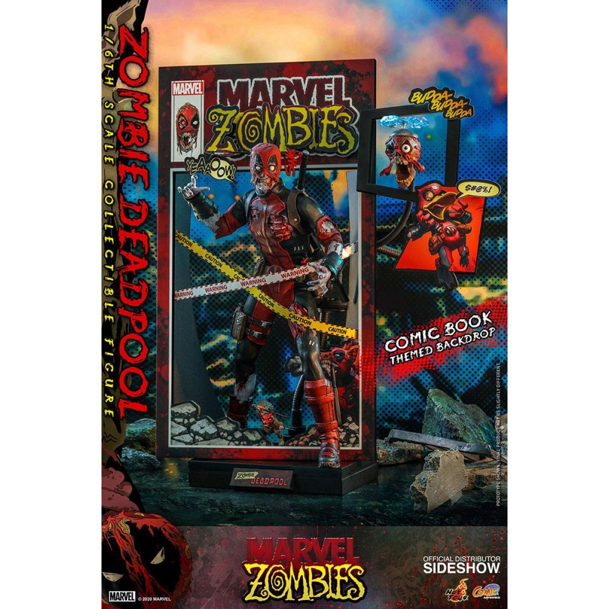 Marvel Zombies Comic Masterpiece Action Figura 1/6 Zombie Deadpool 31 Cm Hot Toys