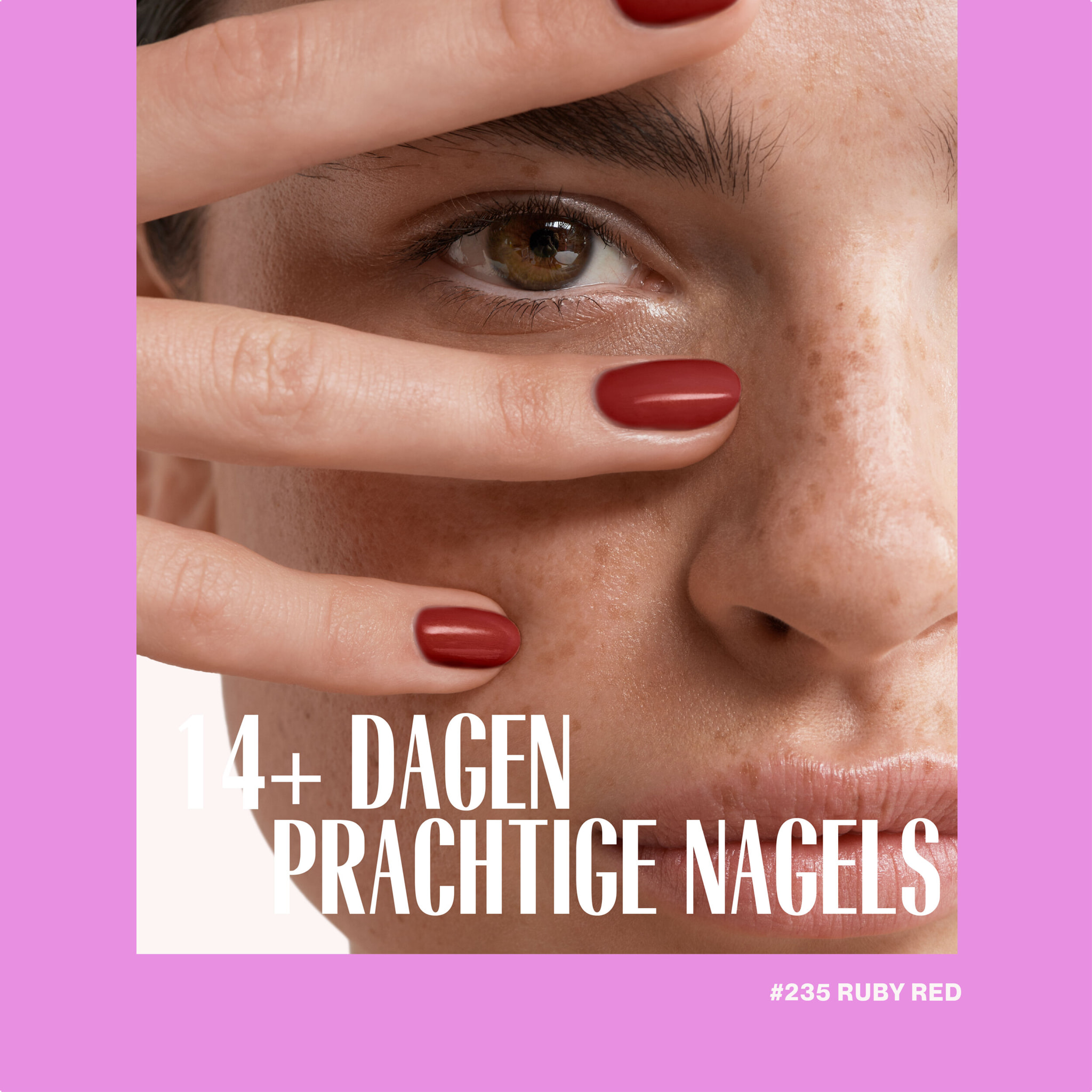 Pink Gellac - 235 Ruby Red Gellak 15ml - Nagellak voor Gelnagels Rood - Gel Lak - Gel Nails