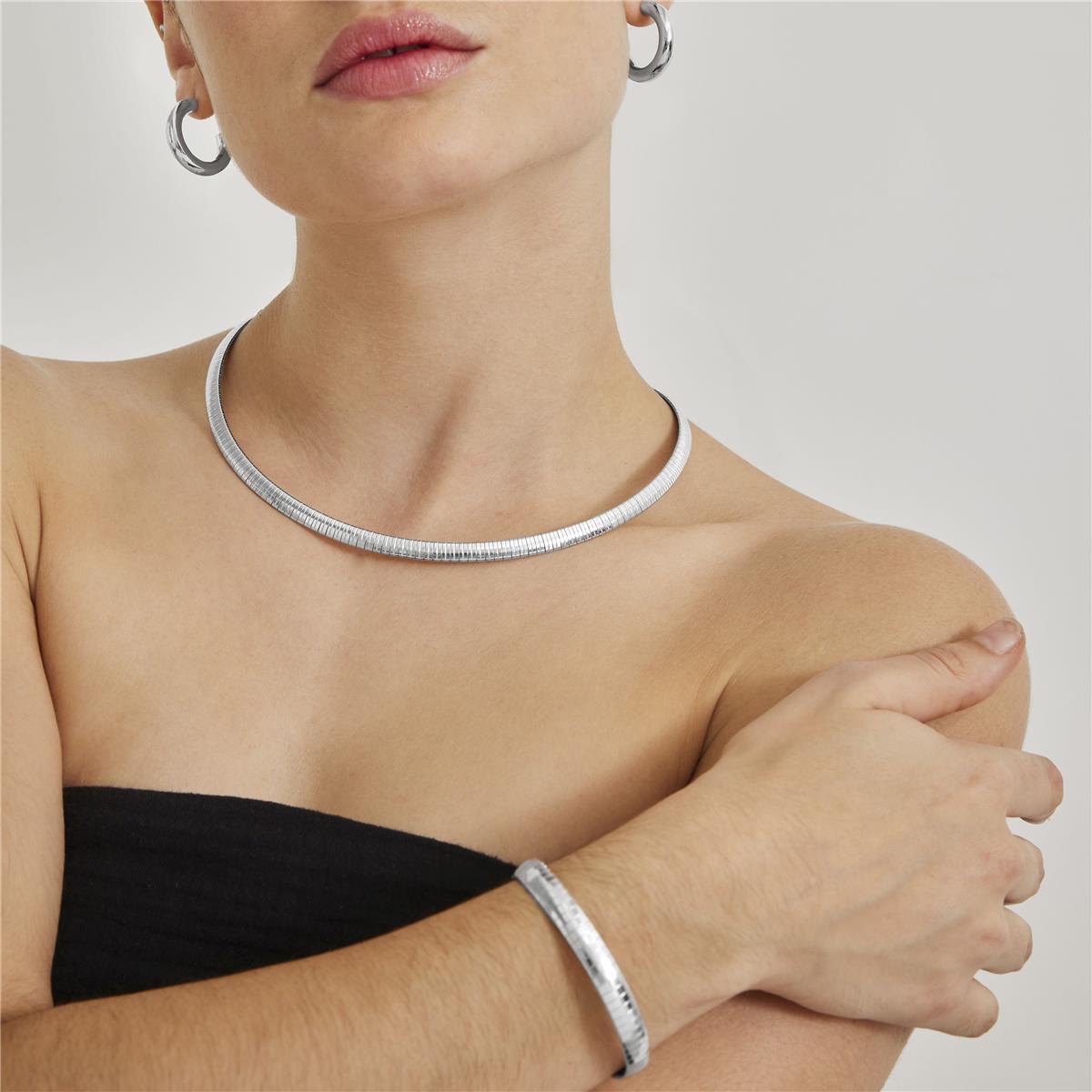 Pulsera Lux by Lux acabado en plata