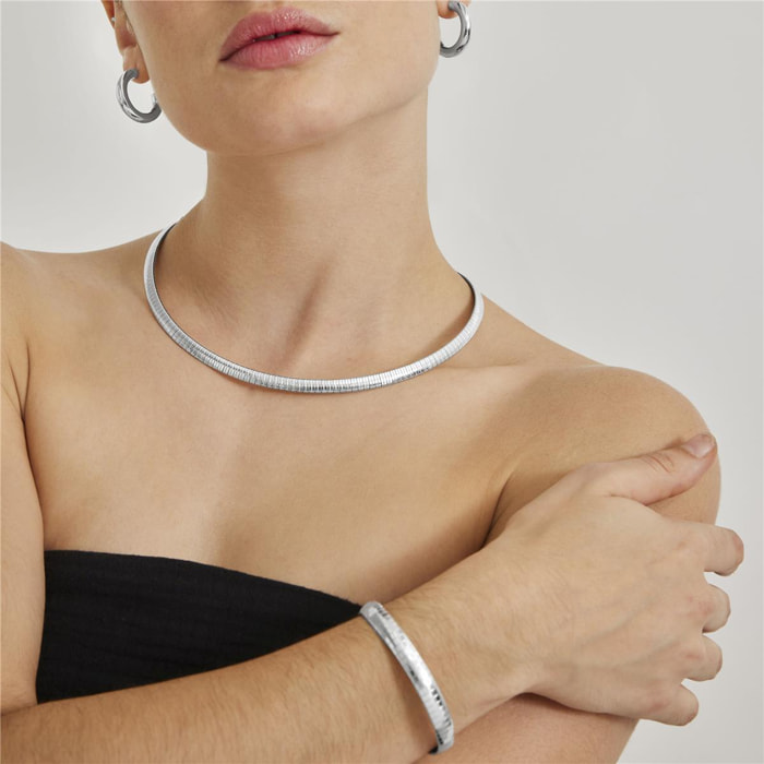 Pulsera Lux by Lux acabado en plata