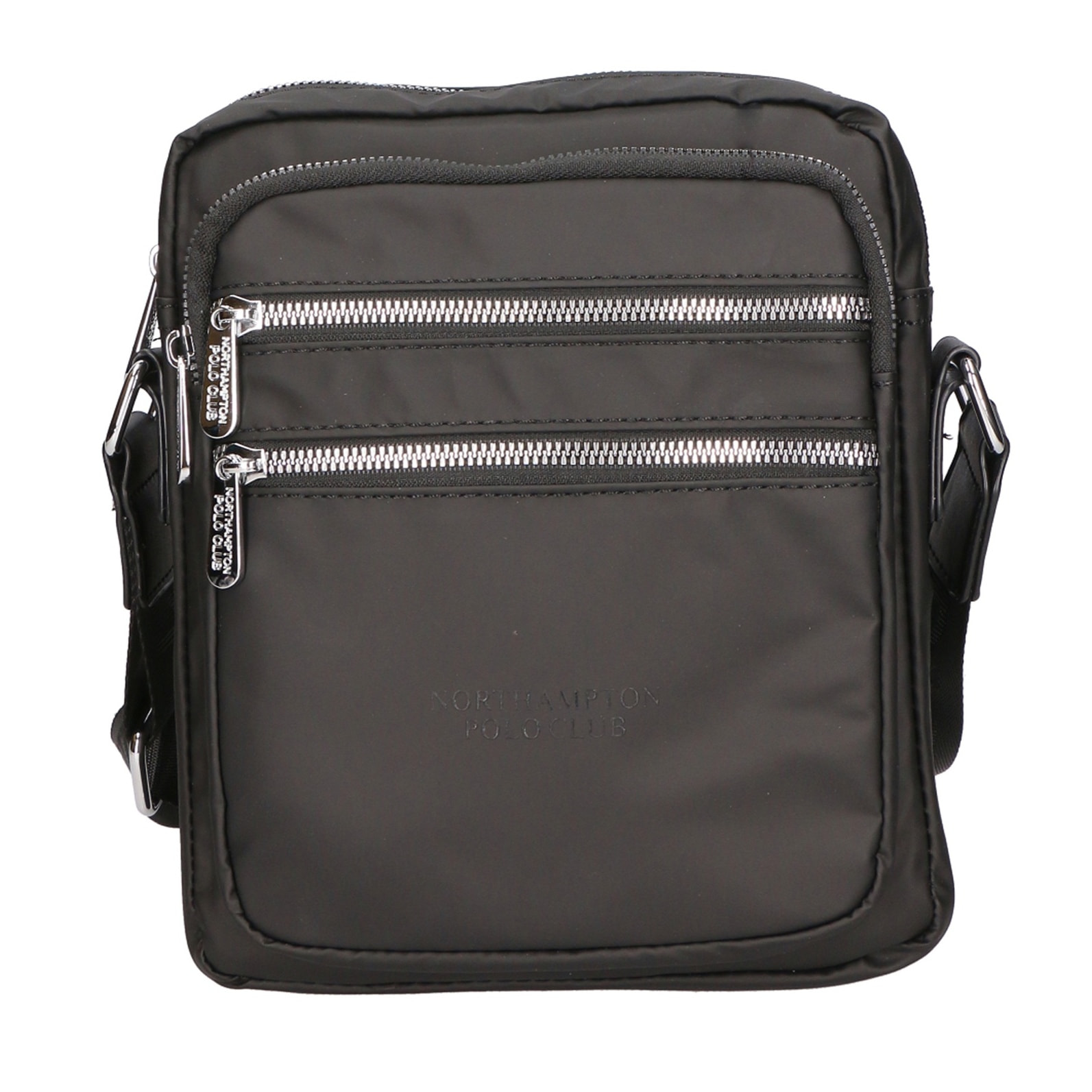 Borsa a tracolla uomo - Modello False - 100% pelle PU - 20.0 x 23.0 x 7.0 cm