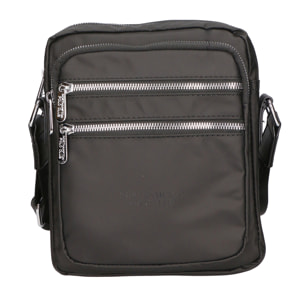 Borsa a tracolla uomo - Modello False - 100% pelle PU - 20.0 x 23.0 x 7.0 cm