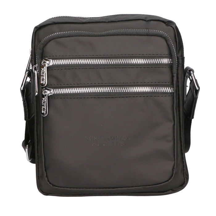 Borsa a tracolla uomo - Modello False - 100% pelle PU - 20.0 x 23.0 x 7.0 cm