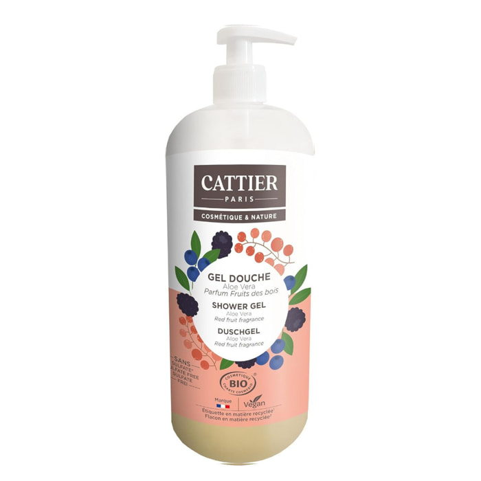 Fruits des Bois Bio - Gel Douche Sans Sulfates Tous Types de Peaux 1000 ml