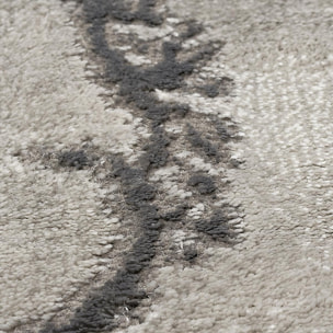 Tapis moderne TEba aux motifs abstraits gris