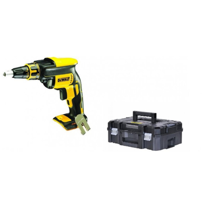 Visseuse plaque de plâtre DEWALT 18V XR - Sans batterie ni chargeur - En coffret T-STAK - DCF620NT