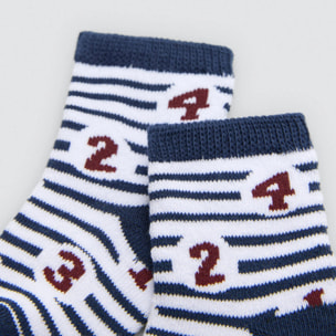 Confezione da 4 calzini termici stampati per neonato