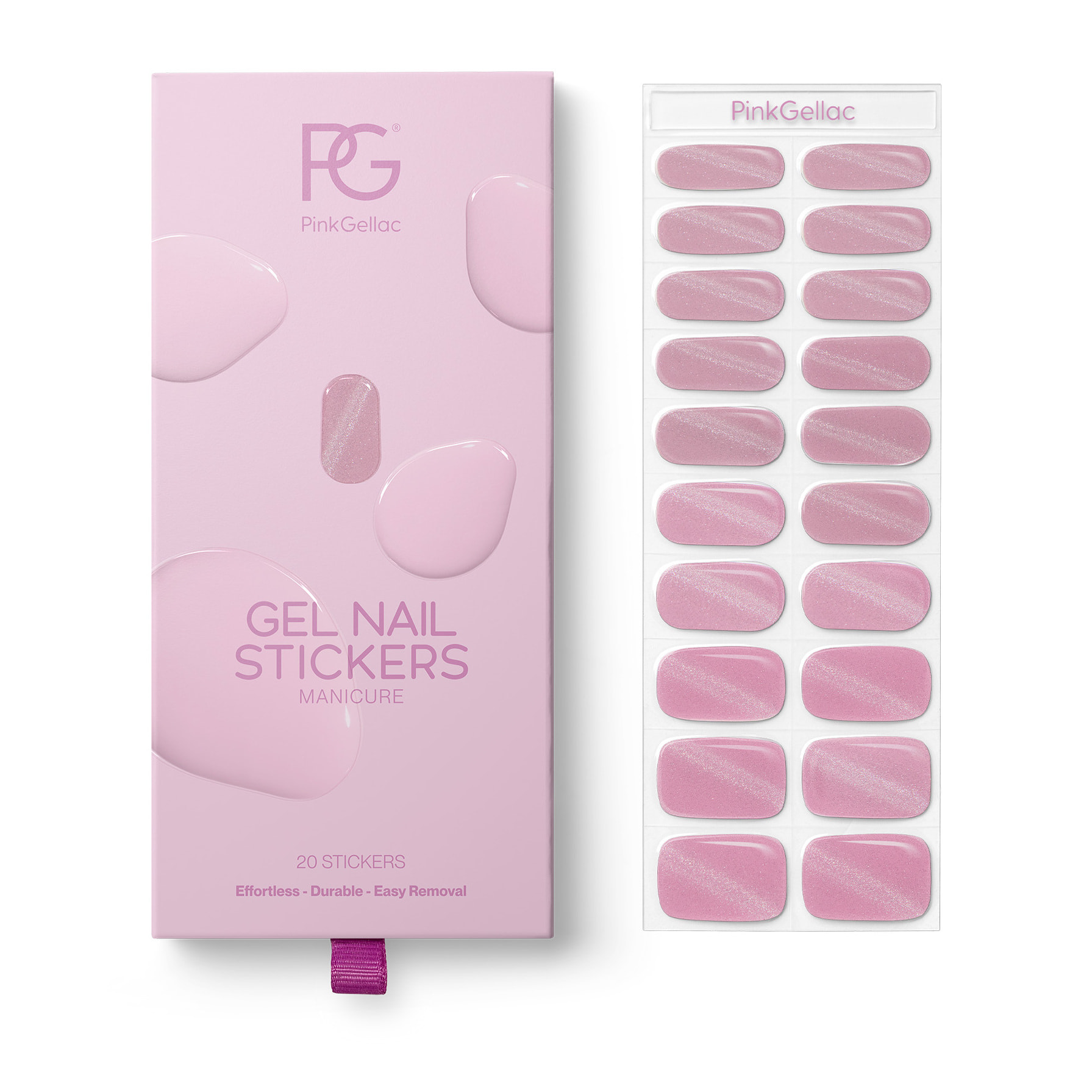 Stickers gel - 0018 Cat Eye Blushing Pink