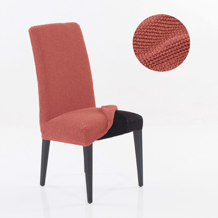 Funda Elástica para silla con RESPALDO pack2 unidades modelo HELENA
