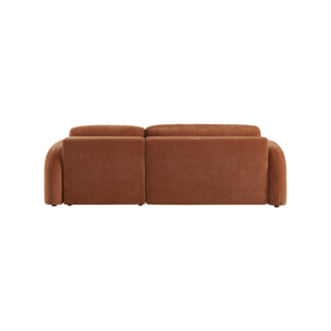 Canapé d'angle réversible convertible 3 places tissu avec coffre NOUMA
